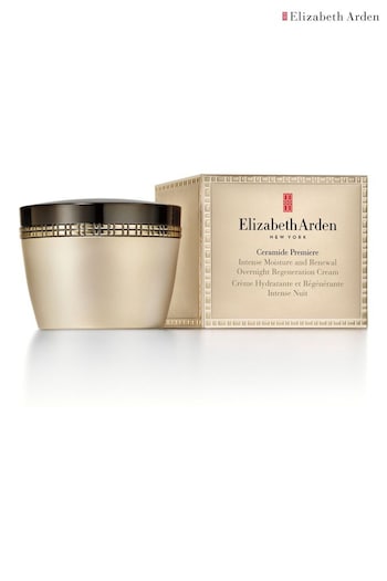 Elizabeth Arden Ceramide Premiere Intense Moisturizer and Renewal Overnight Regeneration Cream, 50ml (Q70754) | £63