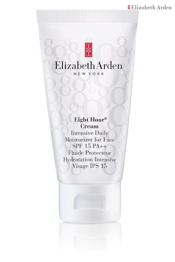 Elizabeth Arden Eight Hour Cream Intensive Daily Moisturizer for Face SPF 15 Sunscreen PA++, 50ml (Q70756) | £33