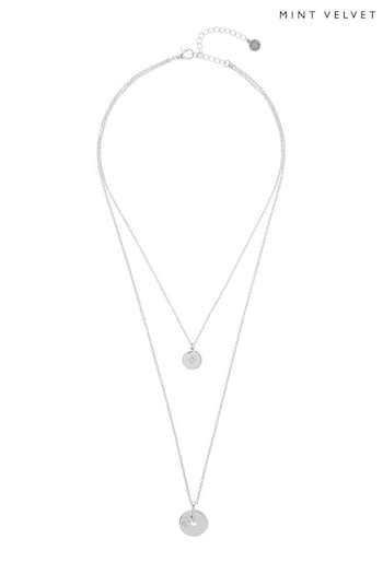 Mint Velvet Silver Tone Layered Necklace (Q70779) | £32