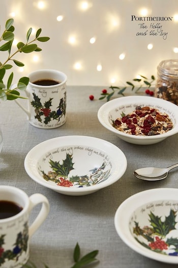 Portmeirion Set of 6 The Holly and the Ivy 15cm Cereal Bowls (Q70881) | £114