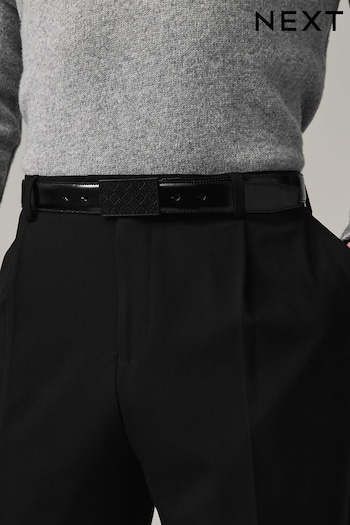 Black Reversible Plaque Buckle Belt (Q70926) | £20