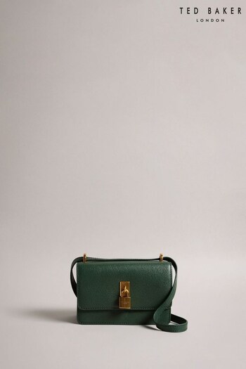 Ted Baker Green Ssloane Padlock Detail Mini Shoulder Bag (Q70941) | £110