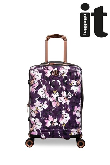 IT Luggage Pink Indulging Berry Cabin Suitcase (Q70991) | £55