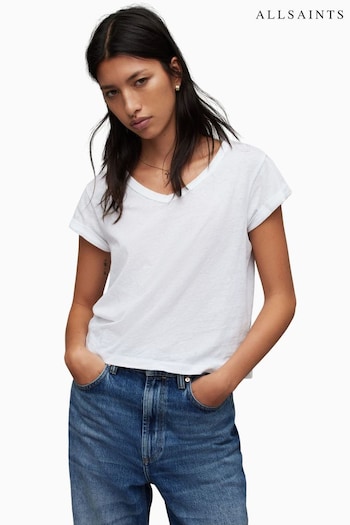 AllSaints White Anna T-Shirt (Q70993) | £45