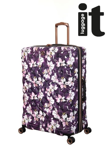 IT Luggage Pink Indulging Purple Berry Large Suitcase (Q71011) | £80