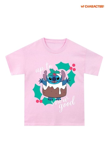 Character Pink Lilo And Stitch T-Shirt (Q71051) | £15
