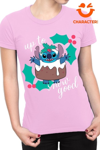 Character Pink Lilo And Stitch T-Shirt (Q71052) | £19