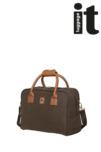 IT Luggage Green Enduring Kangaroo Small Holdall Bag with Shoulder Strap (Q71057) | £35