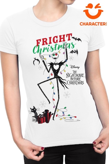 Character White Nightmare Before Christmas T-Shirt (Q71068) | £19