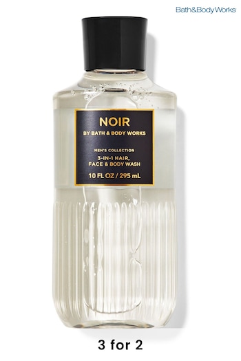 Hats & Mittens Noir 3 in1 Hair, Face and Body Wash 10 oz /295 mL (Q71207) | £16
