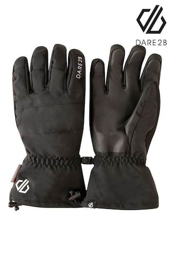 Dare 2b Diversity II Waterproof Ski Black Gloves (Q71253) | £32