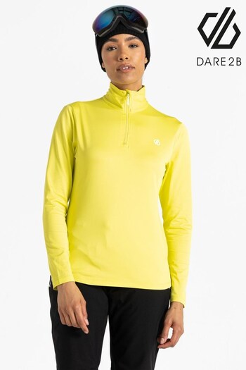 Dare 2b Yellow Lowline II Lightweight Core Stretch Sweater (Q71295) | £28