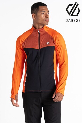 Dare 2b Orange Substratum Full Zip Core Stretch Jacket (Q71305) | £42