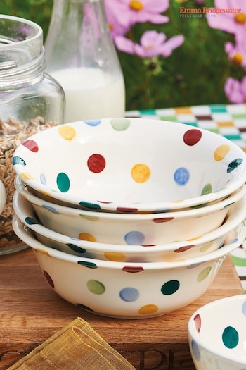 Emma Bridgewater Cream Polka Dot Cereal Bowl (Q71373) | £24