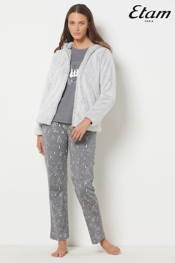ETAM Grey 3 Piece Pyjama Set (Q71403) | £47