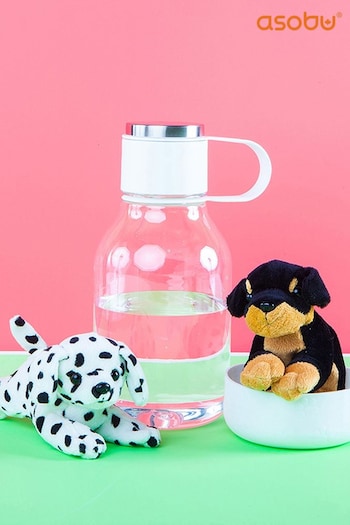 Asobu White Tritan 2-in-1 Dog Bowl & Water Bottle (Q71406) | £23