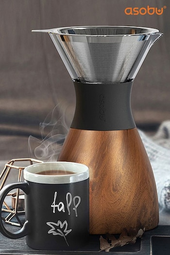 Asobu Wood Pour Over Coffee Maker (Q71426) | £60