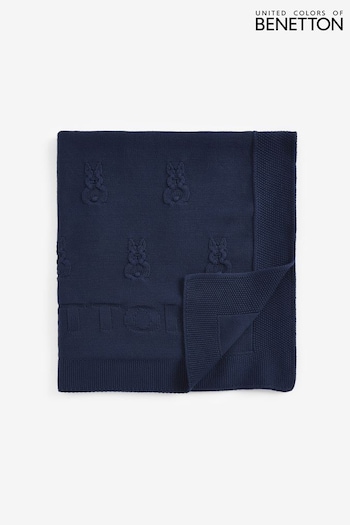 Benetton Baby Blue Soft Blanket (Q71438) | £26