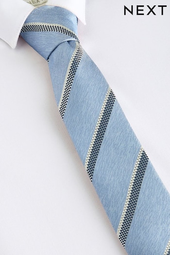 Blue Stripe Tie (1-16yrs) (Q71463) | £9