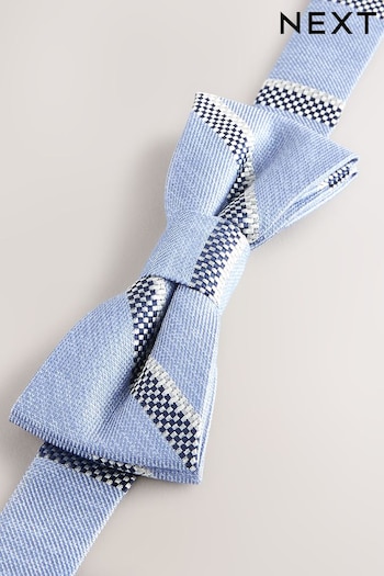 Blue Stripe Bow Tie (1-16yrs) (Q71472) | £7