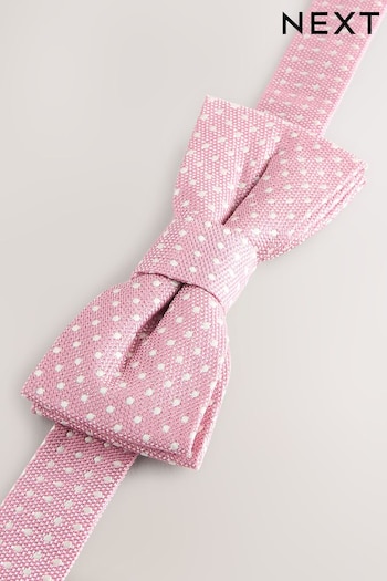 Pink Pattern Bow Tie (1-16yrs) (Q71483) | £7