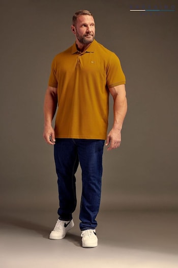 BadRhino Big & Tall Brown Plain Polo Shirt (Q71499) | £19