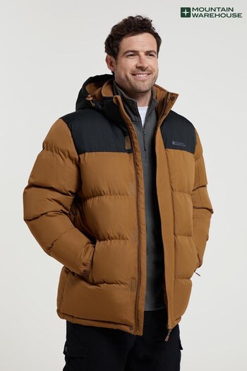 Mountain Warehouse Natural Mens Snow Padded Jacket (Q71945) | £56