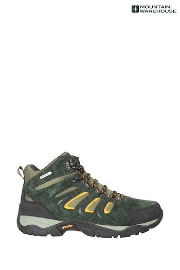 Mountain Warehouse Green Aspect Extreme Mens Waterproof Walking Boots (Q71946) | £112