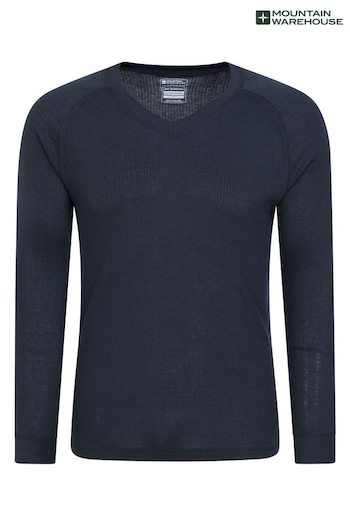 Mountain Warehouse Blue Talus Mens Thermal Top (Q71969) | £20