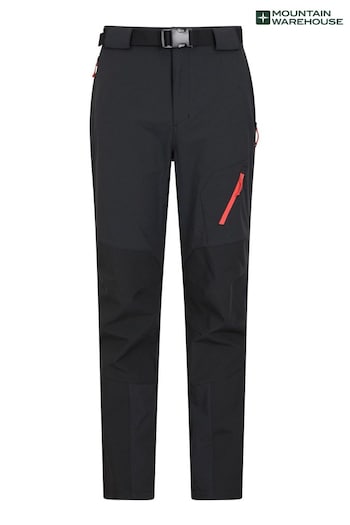 Mountain Warehouse Black Mens Forest Water Resistant Trekking Blue Trousers (Q72022) | £64