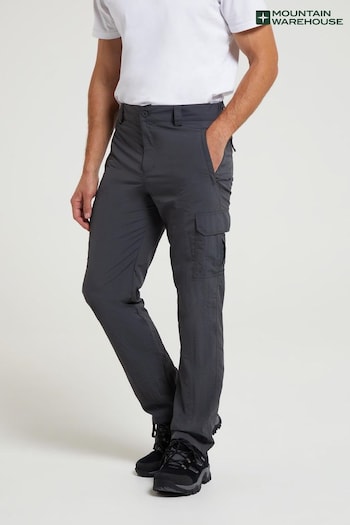 Mountain Warehouse Grey Mens Explore Thermal Trousers with UV Protection (Q72033) | £40