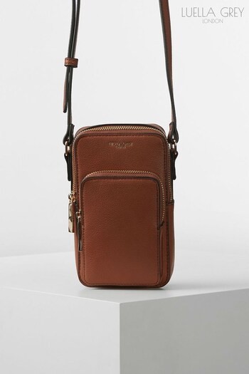 Luella Grey Emma Phone Brown Bag (Q72042) | £79