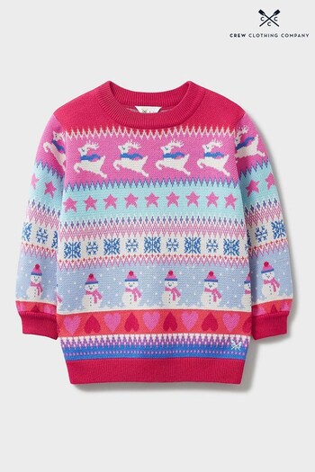Crew Clothing Company Multi Pink Casual Jumper (Q72056) | £30 - £38