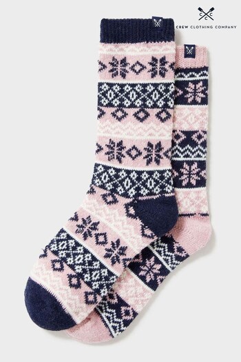 Crew Clothing Company Multi Pink Wool Socks (Q72060) | £30