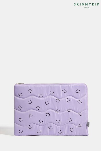 Skinnydip Purple Happy Face 16 Laptop Case (Q72169) | £24