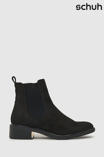 Schuh Camila Hardware Chelsea Black Boots (Q72179) | £35