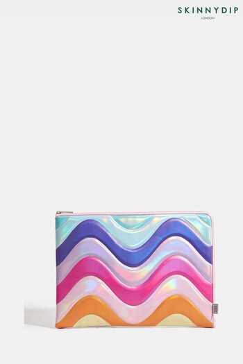 Skinnydip Pink Rainbow Wave 13/14 Laptop Case (Q72226) | £24