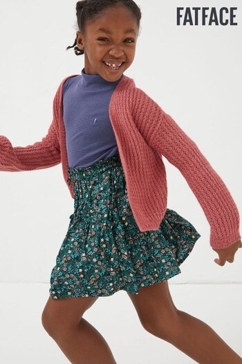 FatFace Red Anna Knitted Cardigan (Q72306) | £26