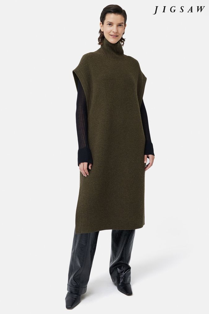 Jigsaw green jumper hot sale