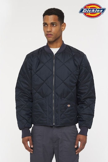 Dickies Blue Diamond Quilted Nylon Jacket (Q72360) | £60