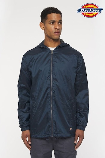 Dickies Blue Fleece Lined Nylon Hooded Jacket (Q72363) | £50