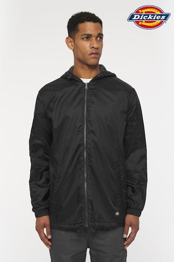 Dickies Fleece Lined Nylon Black Hooded Jacket (Q72379) | £50