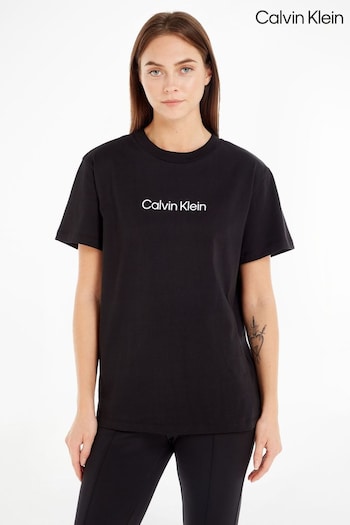 Calvin embroidery Klein Hero Logo Black T-Shirt (Q72481) | £50