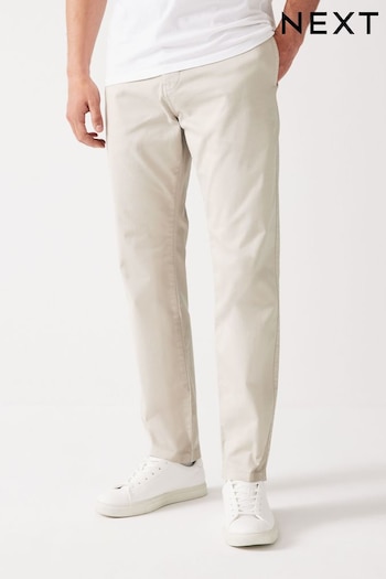 Light Stone Slim Fit Premium Laundered Stretch Chinos Trousers (Q72585) | £32