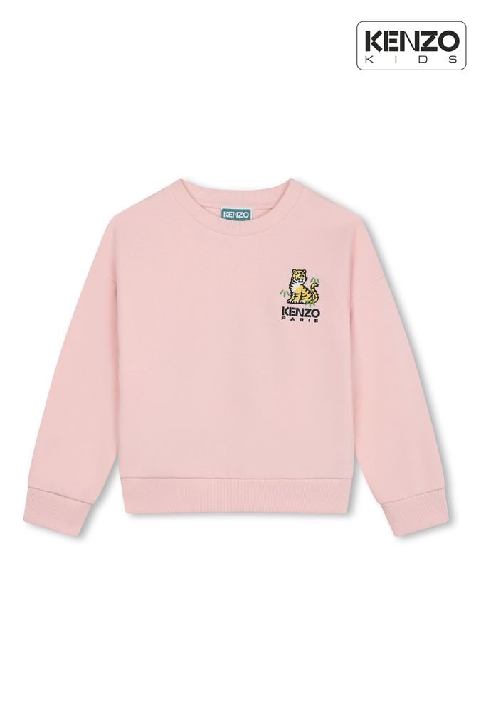 Buy Girls Kenzo Kids Pink Sweatshirtsandhoodies Online Next UK