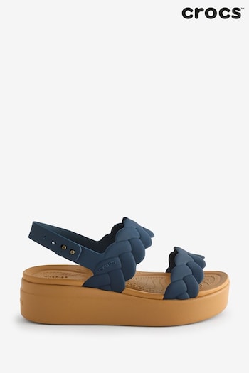 Crocs escuro Brooklyn Woven Sandals (Q72662) | £60