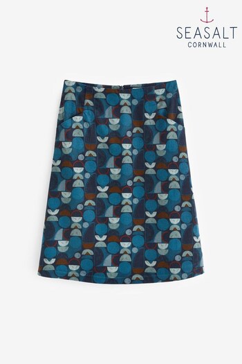 Seasalt Cornwall Blue Petite Forest View Skirt (Q72722) | £60