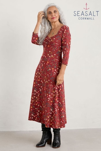 Seasalt Cornwall Red St Martin Dress (Q72731) | £70