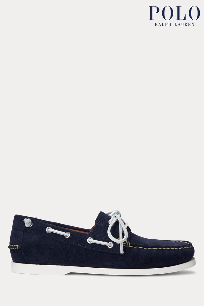 Black polo boat shoes best sale