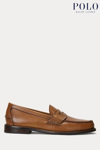 Polo Nike Ralph Lauren Leather Alston Pony Loafers (Q72789) | £190